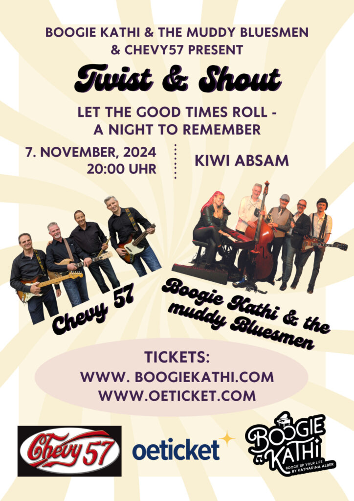 Plakat Twist & Shout am 7.11.2024 im KIWI Absam